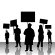 people holding sign