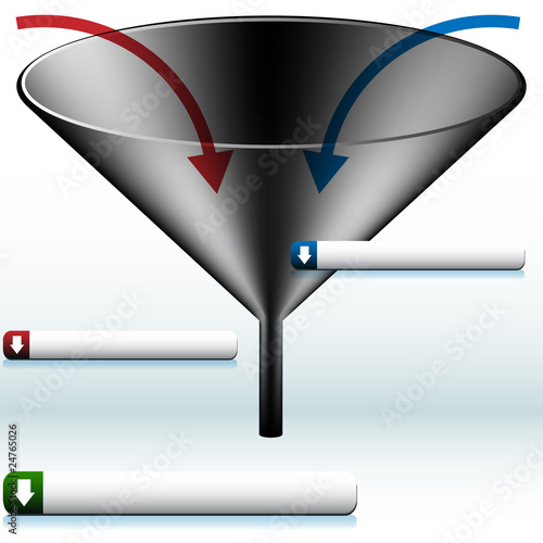 Vektor: Funnel Diagram Funnel Diagram