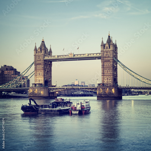 Photo: Tower Bridge at Dusk, London Tower Bridge at Dusk, London