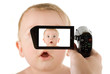 baby boy to camcorder