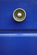 blue door handle