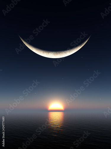 Photo: Smile Moon Sunrise Smile Moon Sunrise