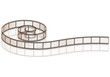 film strip roll, eps10 vector illustration