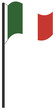 Flaggenmast Italien
