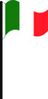 Flaggenmast Italien