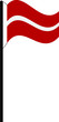 Flaggenmast Lettland