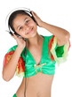 Girl listening to music