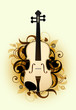 Abstract with violin