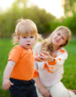 The first steps of the kid
