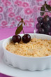 Cherry crumble Cherry crumble
