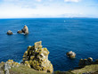 Sea coast in Brittany (Finistère, France)