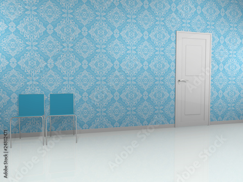 Illustration: Blue wall Blue wall