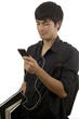 Listening to music