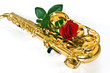 sax and rose