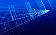 blueprint of office buildings