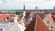 Weathervane Turning on Rooftop in Old Town Tallinn, Estonia Weathervane Turning on Rooftop in Old Town Tallinn, Estonia