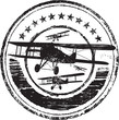 Airplane stamp