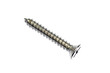 silver screws on white background silver screws on white background