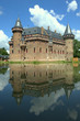 Photo: de haar castle in Utrecht with reflections de haar castle in Utrecht with reflections