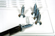 Screwdriver and screws Screwdriver and screws