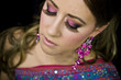 Beautiful Young Woman in a Sari