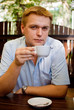 Man at lunch