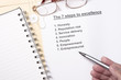 7 steps to excellence