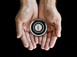Compass in hand