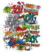 Comic book - words