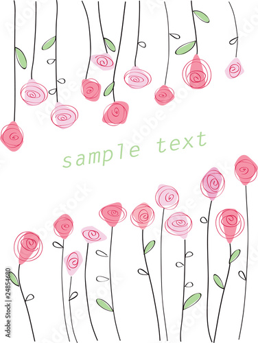 Vektor: background with roses. vector illustration background with roses. vector illustration