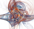 digital fractal on white digital fractal on white