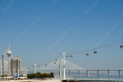 Photo: Modern view of lisbon portugal Modern view of lisbon portugal