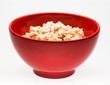 canvas print picture Plain Bowl of Oatmeal