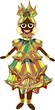 Bambola Nera Creola-Creole Black Doll
