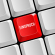 taste einspruch