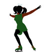 Christmas Elf Silhouette Illustration