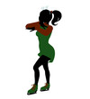 Christmas Elf Silhouette Illustration