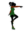 Christmas Elf Silhouette Illustration