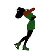 Christmas Elf Silhouette Illustration