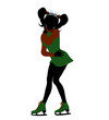 Christmas Elf Silhouette Illustration