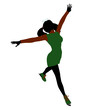 Christmas Elf Silhouette Illustration