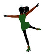 Christmas Elf Silhouette Illustration