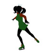 Christmas Elf Silhouette Illustration