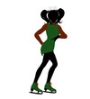 Christmas Elf Silhouette Illustration