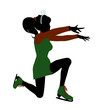 Christmas Elf Silhouette Illustration