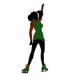 Christmas Elf Silhouette Illustration