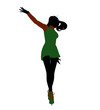 Christmas Elf Silhouette Illustration