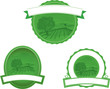 Woodcut Farm Scene