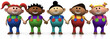 kids holding hands