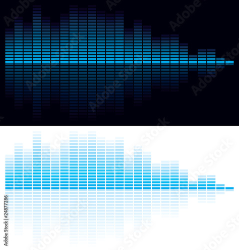 Vector: Vector illustration of digital equalizer Vector illustration of digital equalizer